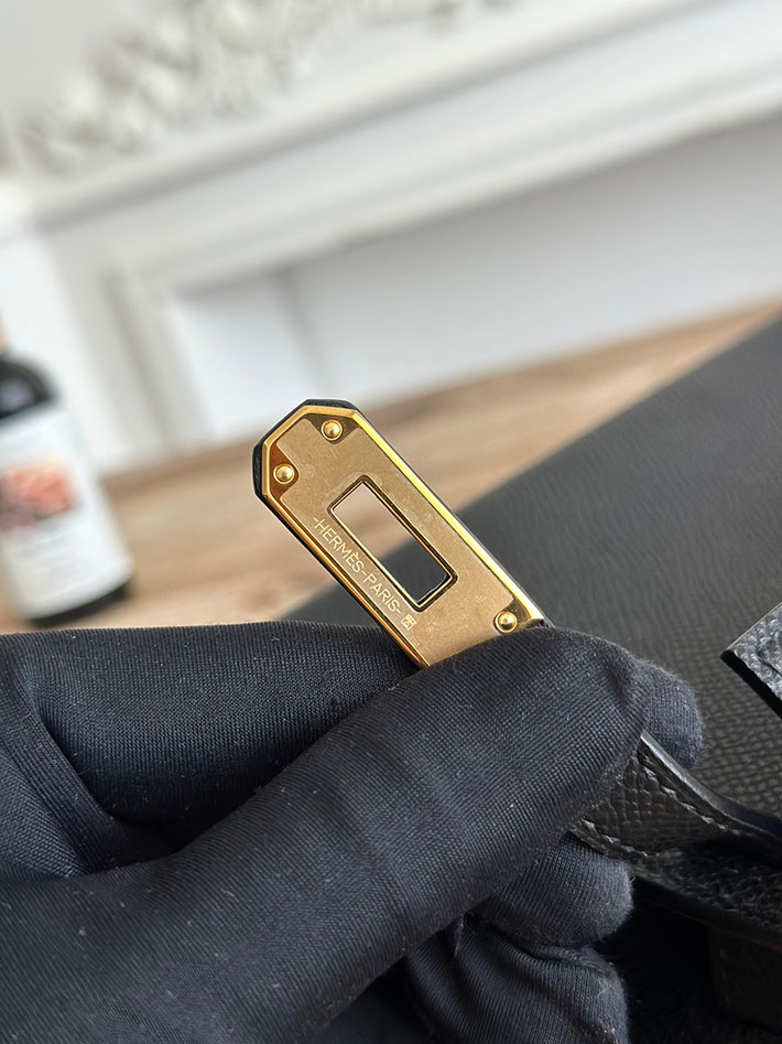 エルメス ショルダーバッグの定価 HERMES ケリーミニ2 黒 ブラック ヴォーエプソン ゴールド金具 H073663CC89 エルメス ショルダーバッグ 公式 - 画像 (5)