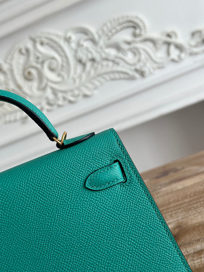 エルメス ショルダーバッグの定価 HERMES ケリーミニ2 ヴェールヴェロン ヴォーエプソン ゴールド金具 H073663CCU1 エルメス ショルダーバッグ 新作 - 画像 (6)