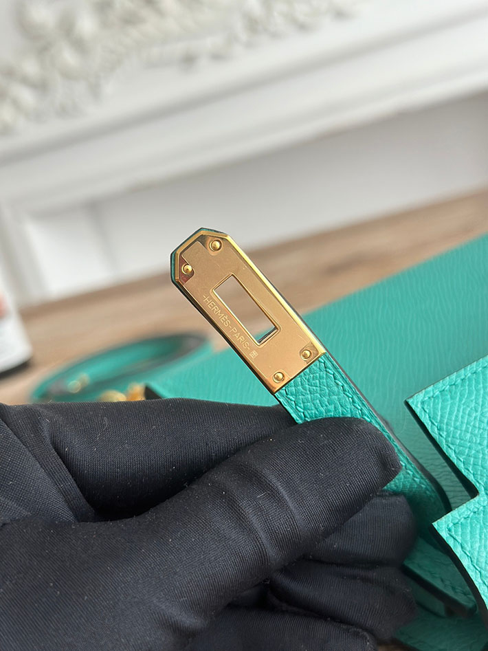 エルメス ショルダーバッグの定価 HERMES ケリーミニ2 ヴェールヴェロン ヴォーエプソン ゴールド金具 H073663CCU1 エルメス ショルダーバッグ 新作 - 画像 (4)