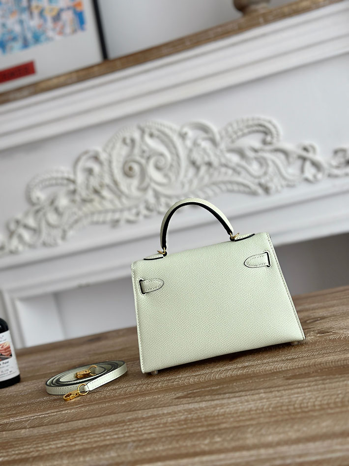 エルメス ショルダーバッグの定価 HERMES ケリーミニ2 ヴェールフィズ ヴォーエプソン ゴールド金具 H073663CC0S エルメス ミニバッグ 安い - 画像 (8)