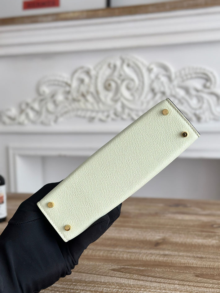 エルメス ショルダーバッグの定価 HERMES ケリーミニ2 ヴェールフィズ ヴォーエプソン ゴールド金具 H073663CC0S エルメス ミニバッグ 安い - 画像 (7)