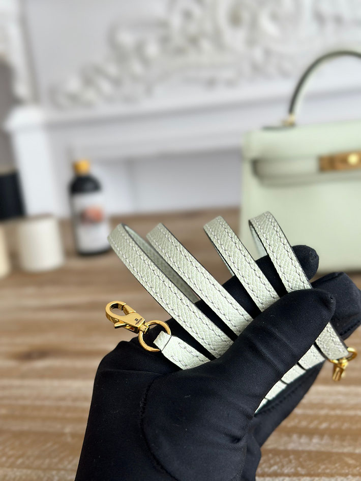 エルメス ショルダーバッグの定価 HERMES ケリーミニ2 ヴェールフィズ ヴォーエプソン ゴールド金具 H073663CC0S エルメス ミニバッグ 安い - 画像 (6)