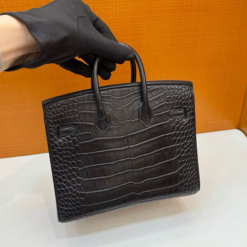 エルメス バーキン20の通販 HERMES バーキン 20 セリエ 黒 ブラック クロコダイル ゴールド金具 H084534CC89 エルメス バーキン20 - 画像 (3)