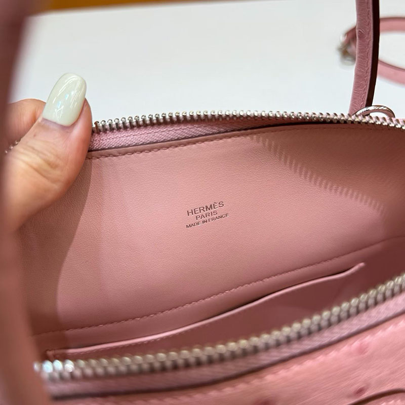 エルメス ボリード27の通販 HERMES ボリード27 テリキュート オーストリッチ シルバー金具 H047470CK94 エルメス ボリード27 定価 - 画像 (5)