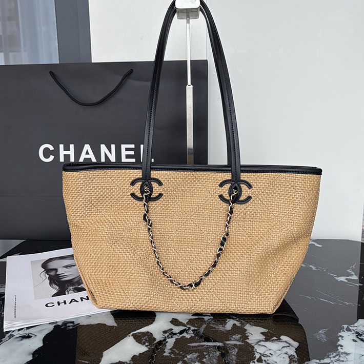 最高級シャネルスーパーコピー CHANEL 2026年 新作 トートバッグ ドーヴィル ナチュラル ブラック 2633285 シャネル トートバッグ キャンバス - 画像 (9)