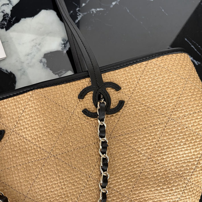 最高級シャネルスーパーコピー CHANEL 2026年 新作 トートバッグ ドーヴィル ナチュラル ブラック 2633285 シャネル トートバッグ キャンバス - 画像 (7)