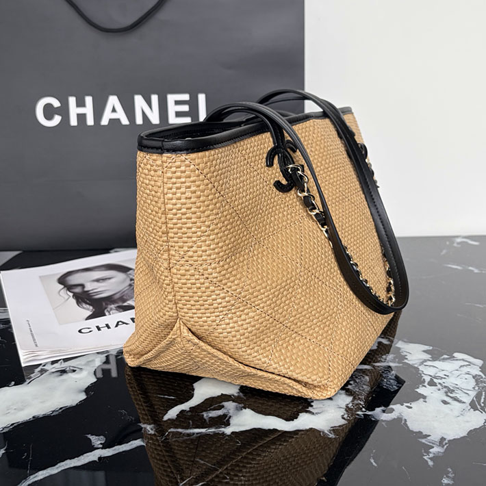 最高級シャネルスーパーコピー CHANEL 2026年 新作 トートバッグ ドーヴィル ナチュラル ブラック 2633285 シャネル トートバッグ キャンバス - 画像 (6)