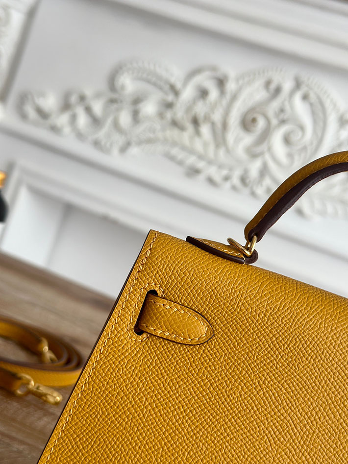 エルメス ショルダーバッグの定価 HERMES ケリーミニ2 ナチュラルサブレ ヴォーエプソン ゴールド金具 H073663CC21 エルメス ミニケリー2 定価 - 画像 (6)