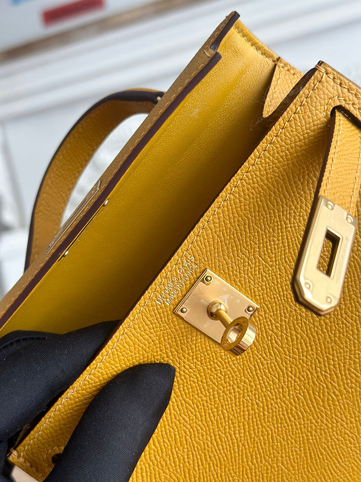 エルメス ショルダーバッグの定価 HERMES ケリーミニ2 ナチュラルサブレ ヴォーエプソン ゴールド金具 H073663CC21 エルメス ミニケリー2 定価 - 画像 (5)
