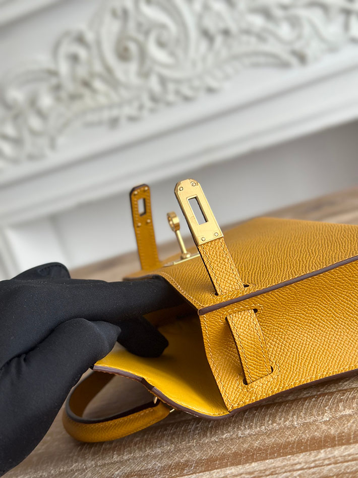 エルメス ショルダーバッグの定価 HERMES ケリーミニ2 ナチュラルサブレ ヴォーエプソン ゴールド金具 H073663CC21 エルメス ミニケリー2 定価 - 画像 (4)