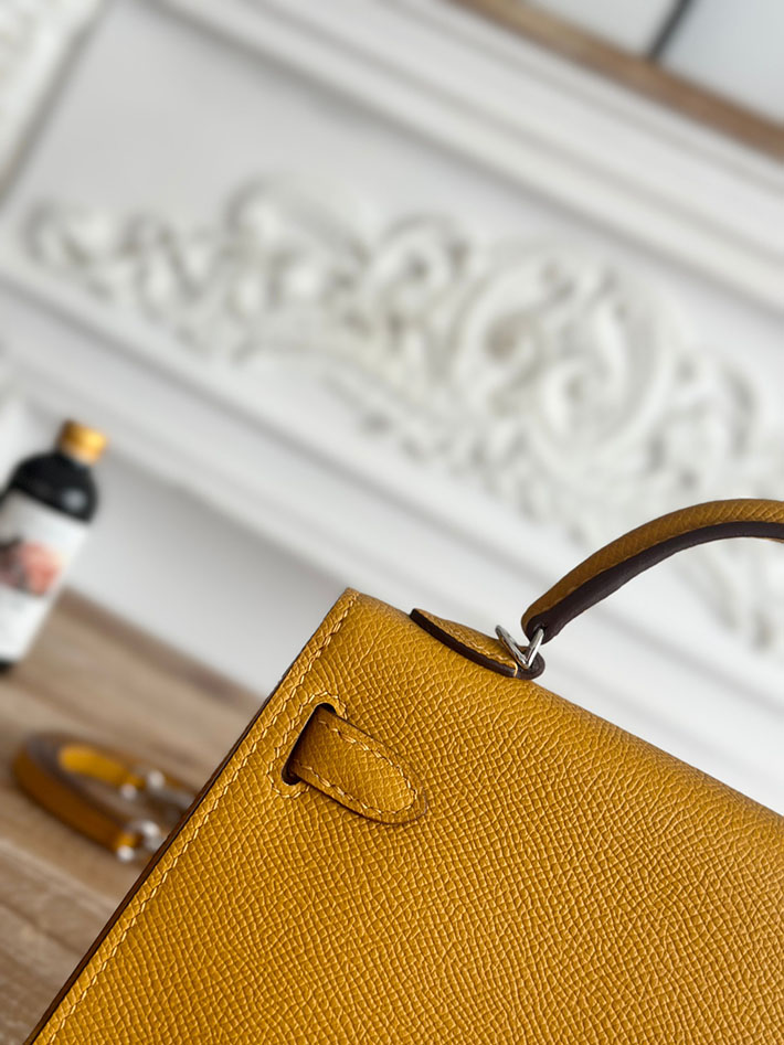エルメス ショルダーバッグの定価 HERMES ケリーミニ2 ナチュラルサブレ ヴォーエプソン シルバー金具 H073663CK21 エルメス ミニケリー 定価 - 画像 (6)