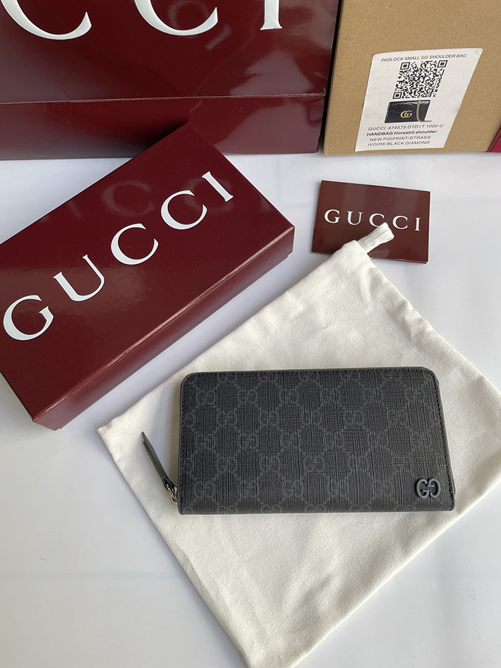 グッチ 長財布 黒