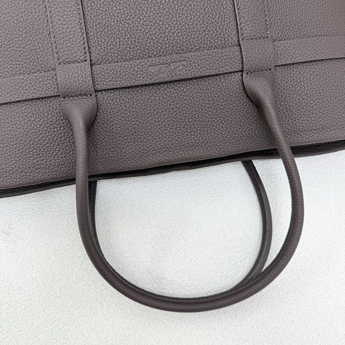 最高級ロロピアーナスーパーコピー Loro piana ギエラ・ショッパー・スモール ダークチョコレートリコリス FAO7473 ロロピアーナ トートバッグ - 画像 (7)