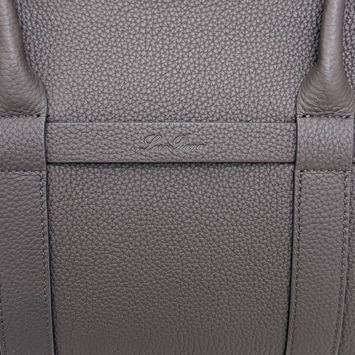 最高級ロロピアーナスーパーコピー Loro piana ギエラ・ショッパー・スモール ダークチョコレートリコリス FAO7473 ロロピアーナ トートバッグ - 画像 (6)