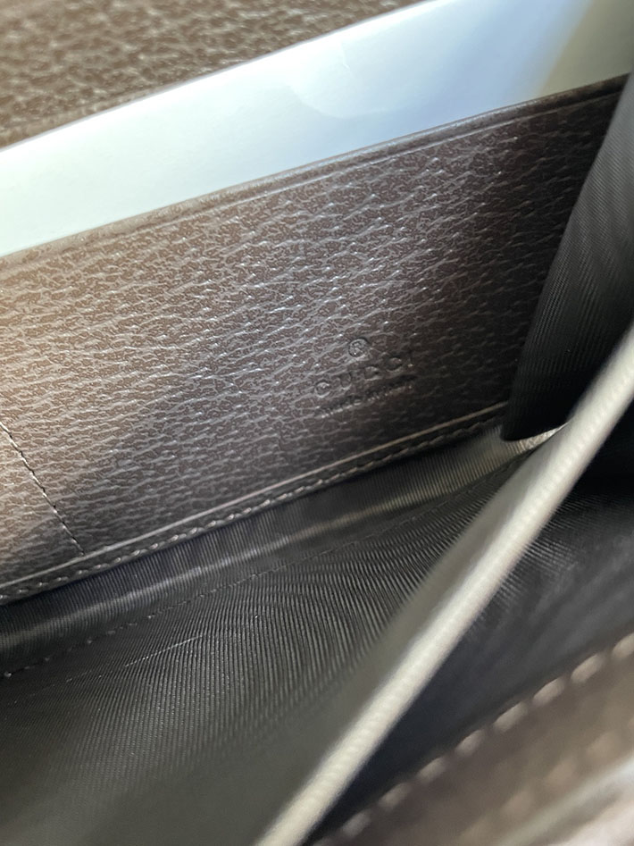 グッチ 財布 アウトレット GUCCI ジップアラウンドウォレット ブルー インテリア ベージュ/ブラウン 822051 FACQC 8563 グッチ 長財布 アウトレット - 画像 (2)