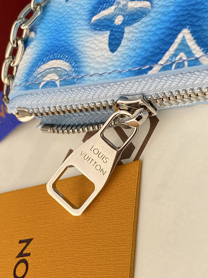 ルイヴィトン カードケース 販売店舗 lv カード&キーケース ポシェット・クレ フローズンブルー 2633299 ヴィトン キーケース 新作 - 画像 (3)