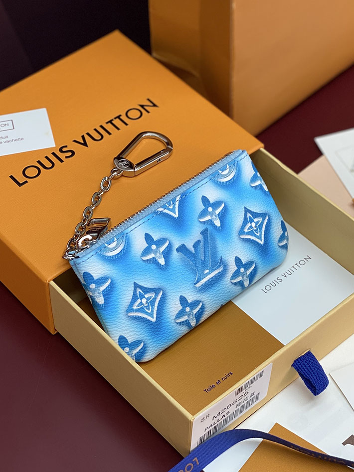 ルイヴィトン カードケース 販売店舗 lv カード&キーケース ポシェット・クレ フローズンブルー 2633299 ヴィトン キーケース 新作 - 画像 (11)