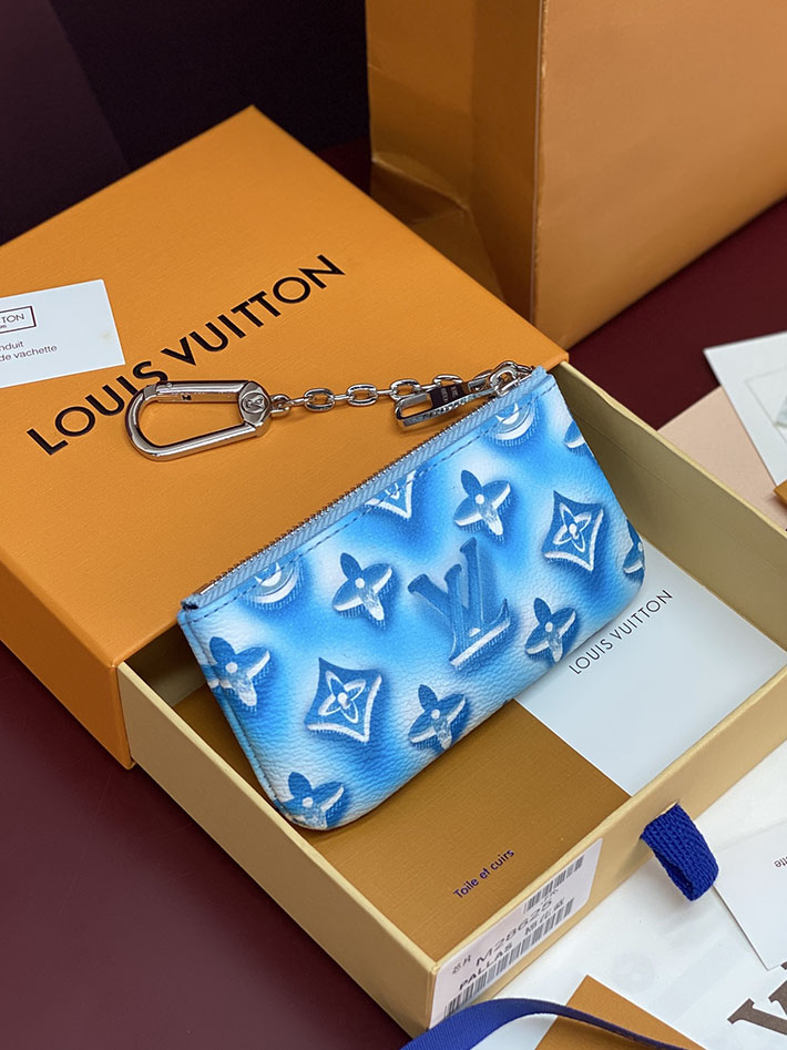 ルイヴィトン カードケース 販売店舗 lv カード&キーケース ポシェット・クレ フローズンブルー 2633299 ヴィトン キーケース 新作 - 画像 (10)