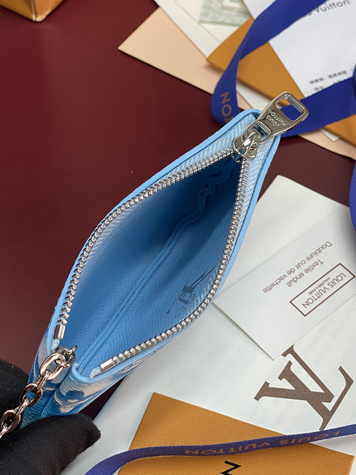 ルイヴィトン カードケース 販売店舗 lv カード&キーケース ポシェット・クレ フローズンブルー 2633299 ヴィトン キーケース 新作 - 画像 (8)