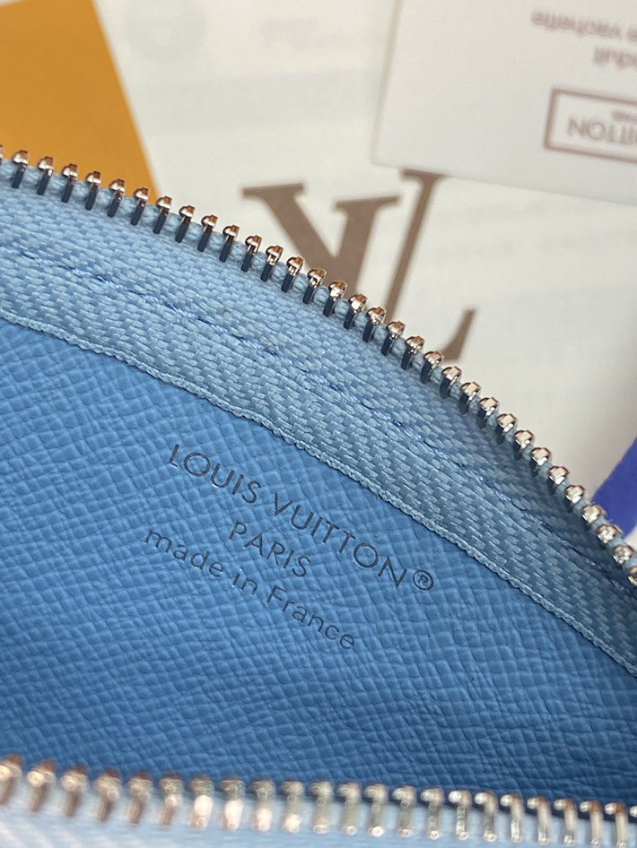 ルイヴィトン カードケース 販売店舗 lv カード&キーケース ポシェット・クレ フローズンブルー 2633299 ヴィトン キーケース 新作 - 画像 (7)