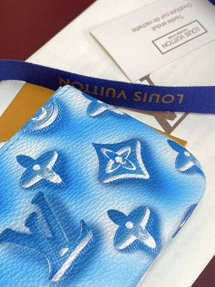 ルイヴィトン カードケース 販売店舗 lv カード&キーケース ポシェット・クレ フローズンブルー 2633299 ヴィトン キーケース 新作 - 画像 (5)
