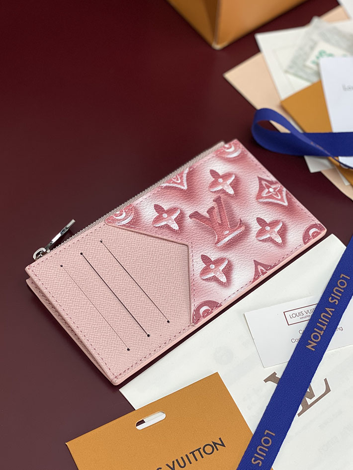 ルイヴィトン カードケース 販売店舗 lv コインカード・ケース コットンキャンディピンク 2633301 ヴィトン カードケース 財布代わり - 画像 (8)