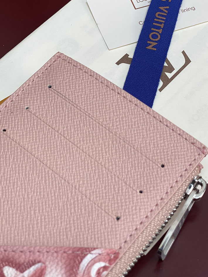 ルイヴィトン カードケース 販売店舗 lv コインカード・ケース コットンキャンディピンク 2633301 ヴィトン カードケース 財布代わり - 画像 (5)