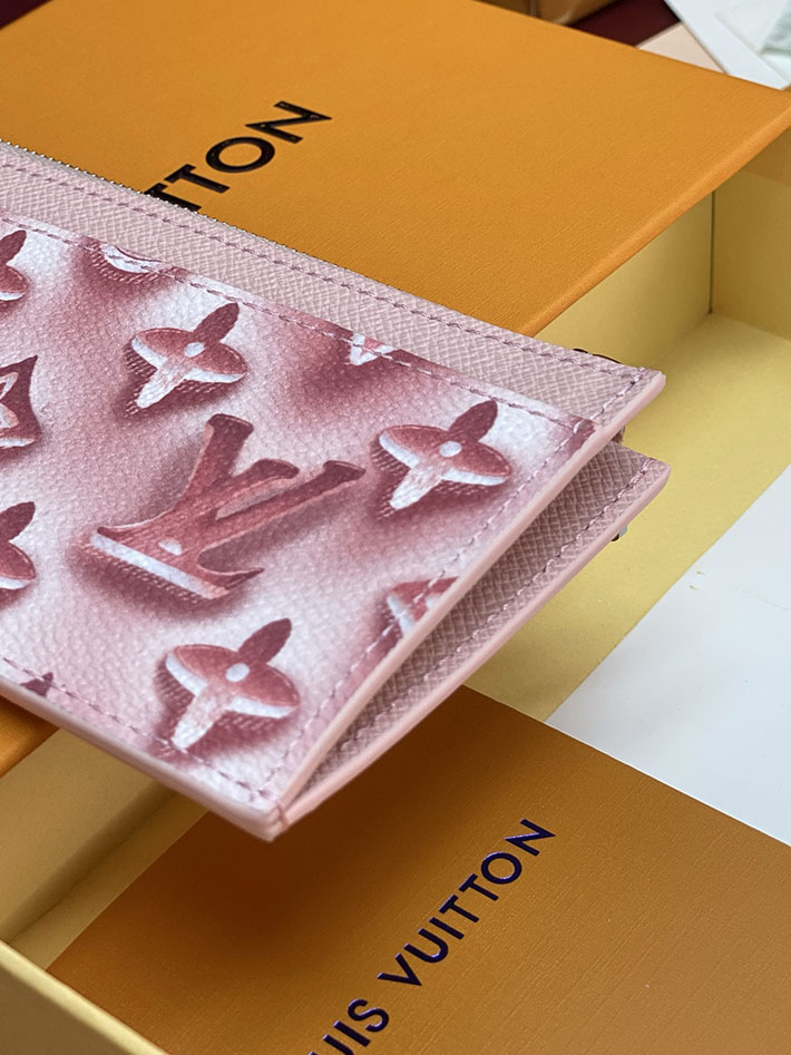 ルイヴィトン カードケース 販売店舗 lv コインカード・ケース コットンキャンディピンク 2633301 ヴィトン カードケース 財布代わり - 画像 (4)