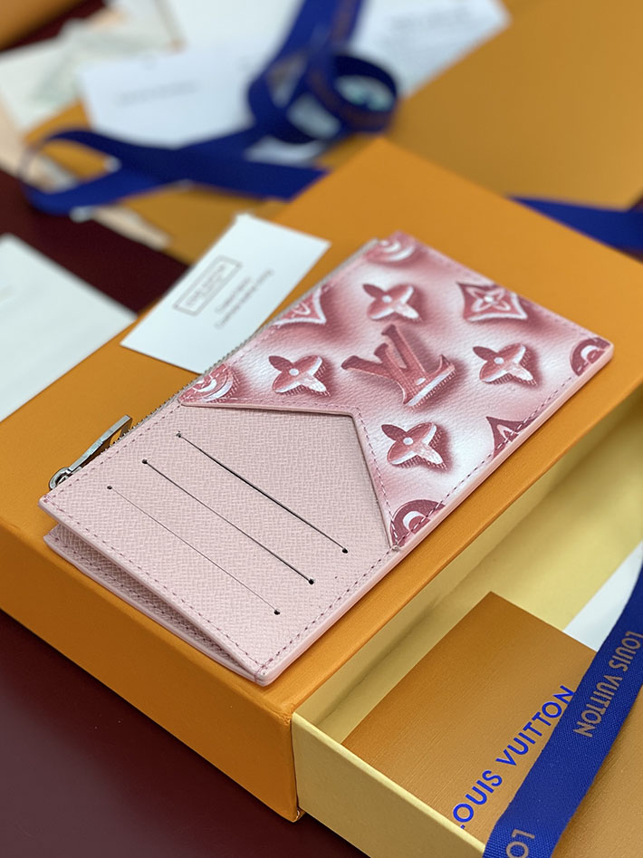 ルイヴィトン カードケース 販売店舗 lv コインカード・ケース コットンキャンディピンク 2633301 ヴィトン カードケース 財布代わり - 画像 (2)