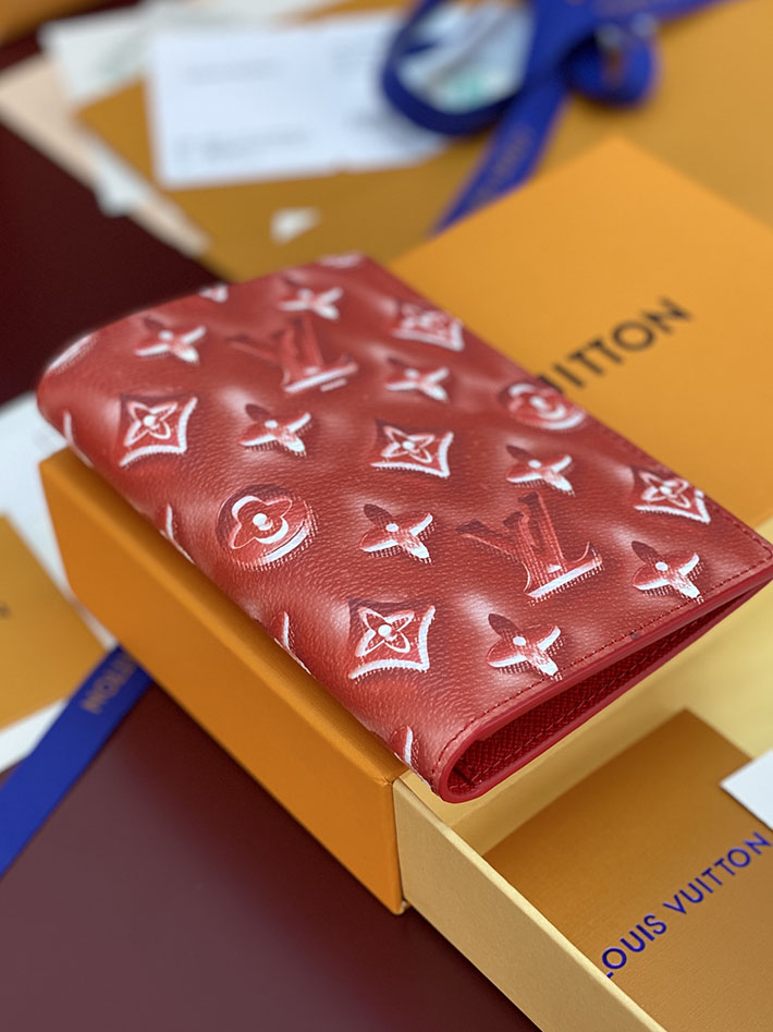 ルイヴィトン 販売店舗 lv パスポートカバー クーヴェルテュール・パスポール ルージュ・グルナディーヌ 2633304 ルイヴィトン カードケース レディース - 画像 (2)