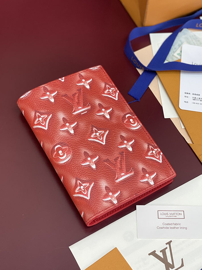 ルイヴィトン 販売店舗 lv パスポートカバー クーヴェルテュール・パスポール ルージュ・グルナディーヌ 2633304 ルイヴィトン カードケース レディース - 画像 (11)