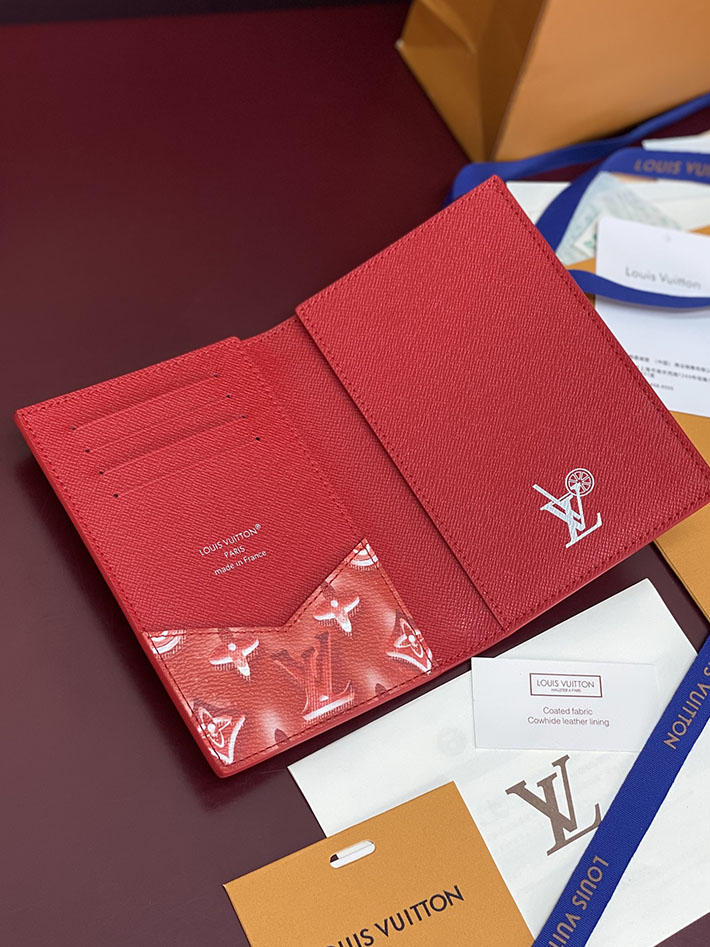 ルイヴィトン 販売店舗 lv パスポートカバー クーヴェルテュール・パスポール ルージュ・グルナディーヌ 2633304 ルイヴィトン カードケース レディース - 画像 (10)