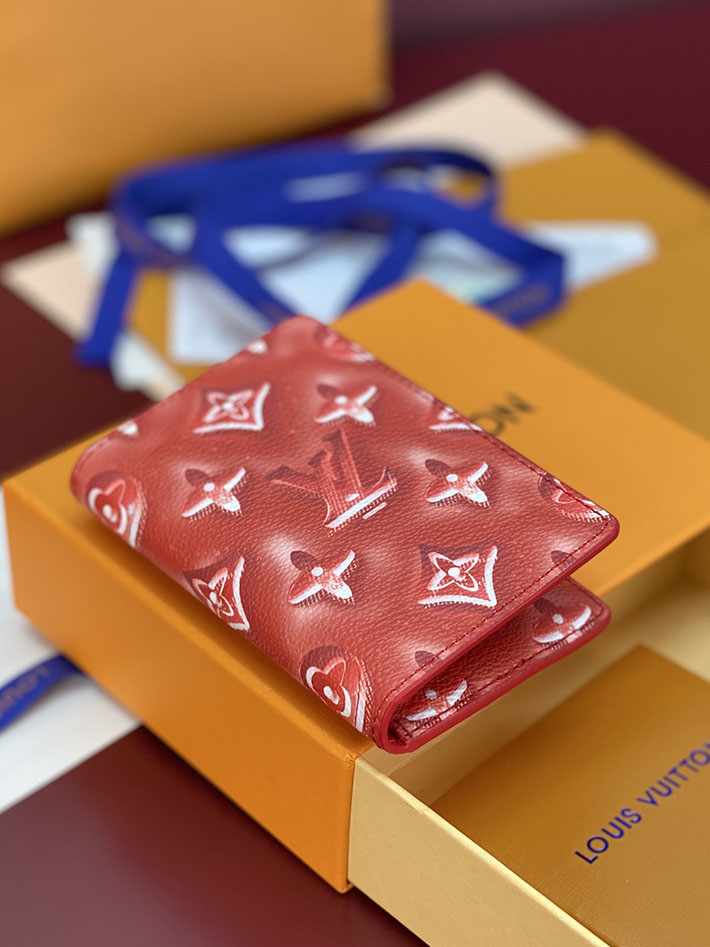 ルイヴィトン カードケース 販売店舗 lv カードケース オーガナイザー・ドゥ ポッシュ ルージュ・グルナディーヌ M28624 ルイヴィトン カードケース 財布 - 画像 (2)
