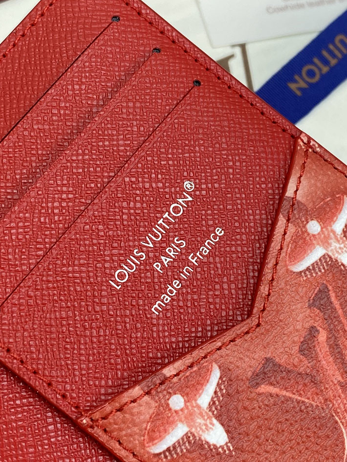 ルイヴィトン カードケース 販売店舗 lv カードケース オーガナイザー・ドゥ ポッシュ ルージュ・グルナディーヌ M28624 ルイヴィトン カードケース 財布 - 画像 (5)