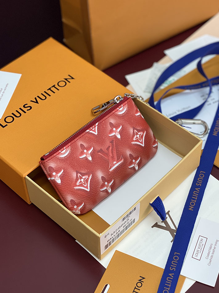ルイヴィトン カードケース 販売店舗 lv カード&キーケース ポシェット・クレ ルージュ・グルナディーヌ 2633307 ルイヴィトン カードケース 財布代わり - 画像 (9)