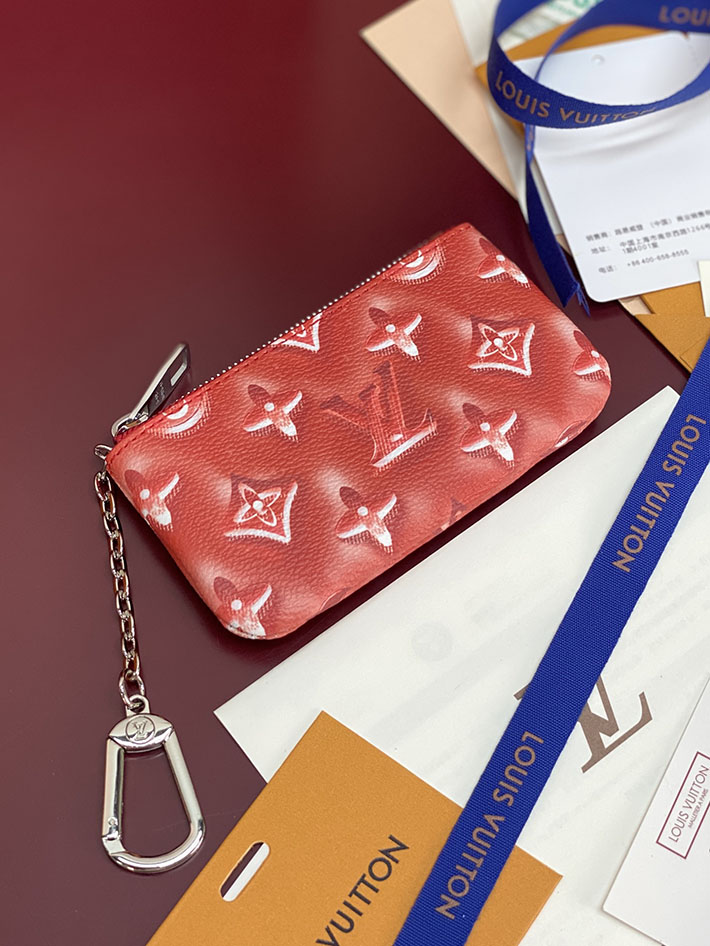 ルイヴィトン カードケース 販売店舗 lv カード&キーケース ポシェット・クレ ルージュ・グルナディーヌ 2633307 ルイヴィトン カードケース 財布代わり - 画像 (8)
