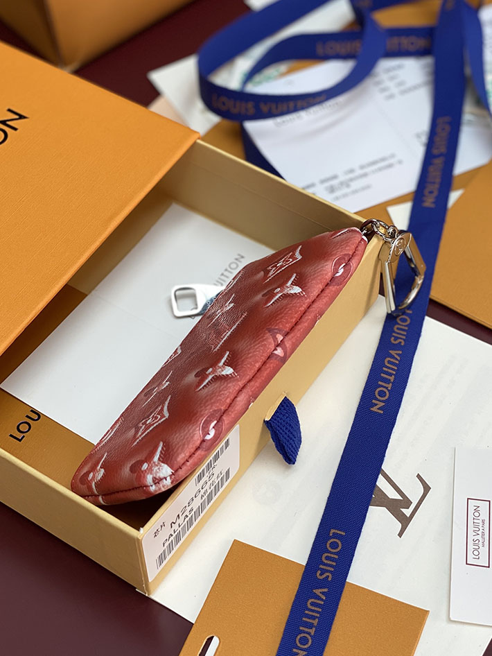 ルイヴィトン カードケース 販売店舗 lv カード&キーケース ポシェット・クレ ルージュ・グルナディーヌ 2633307 ルイヴィトン カードケース 財布代わり - 画像 (6)