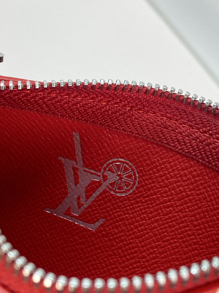 ルイヴィトン カードケース 販売店舗 lv カード&キーケース ポシェット・クレ ルージュ・グルナディーヌ 2633307 ルイヴィトン カードケース 財布代わり - 画像 (4)