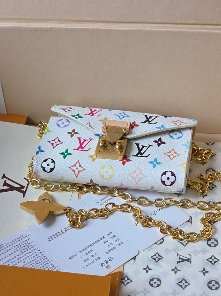 ルイヴィトン販売店舗 レディースバッグ LV × TM ベルト・ポシェット・メティス ホワイト M4625Z ルイヴィトン 村上隆 2026 - 画像 (9)