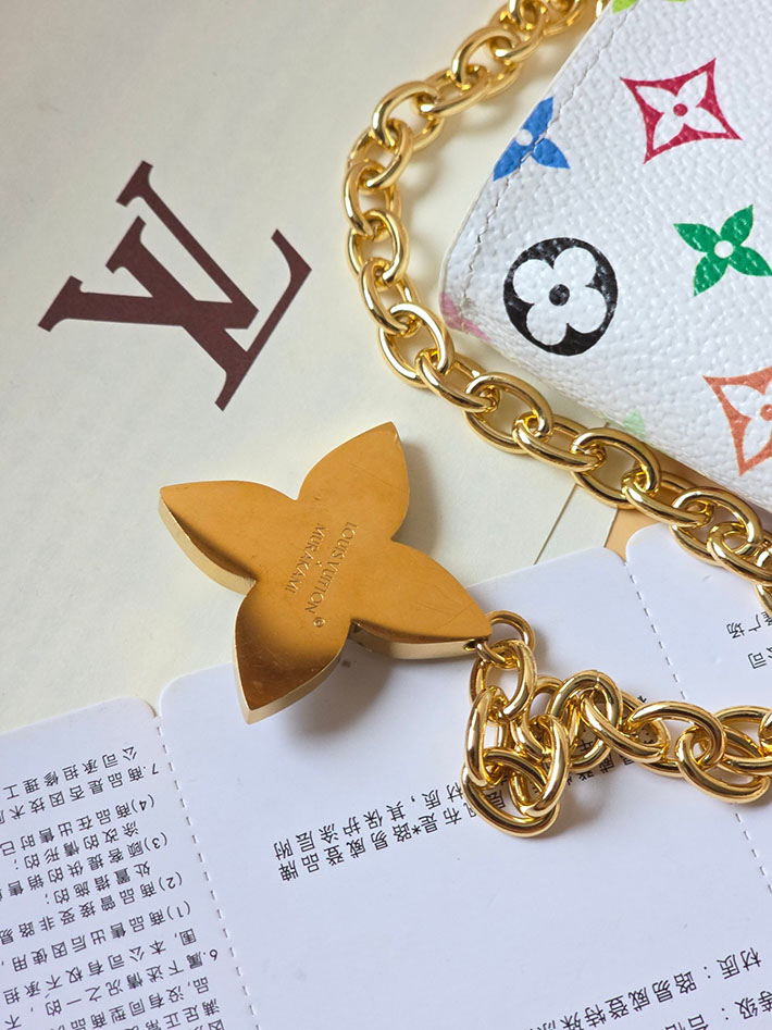 ルイヴィトン販売店舗 レディースバッグ LV × TM ベルト・ポシェット・メティス ホワイト M4625Z ルイヴィトン 村上隆 2026 - 画像 (7)