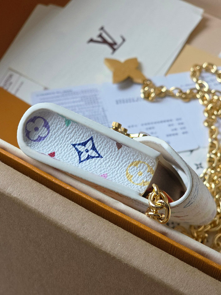 ルイヴィトン販売店舗 レディースバッグ LV × TM ベルト・ポシェット・メティス ホワイト M4625Z ルイヴィトン 村上隆 2026 - 画像 (6)