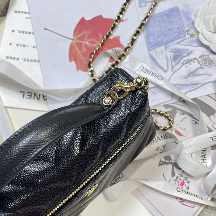 シャネル 新作バッグ 2026 CHANEL 2026年 新作 ヴァニティケース ブラック AP5212-B23785-94305 シャネル ポーチ バッグ - 画像 (4)