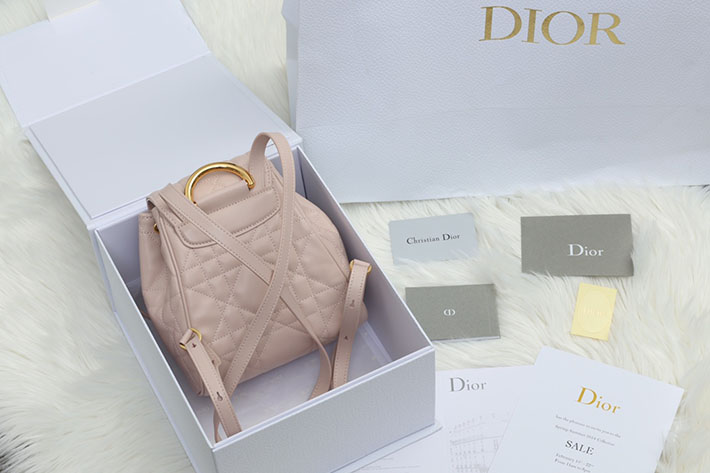 最高級ディオールスーパーコピー Dior Caro バックパック スモール ピンク M6302UNOZ_M413 ディオール リュック アウトレット - 画像 (9)