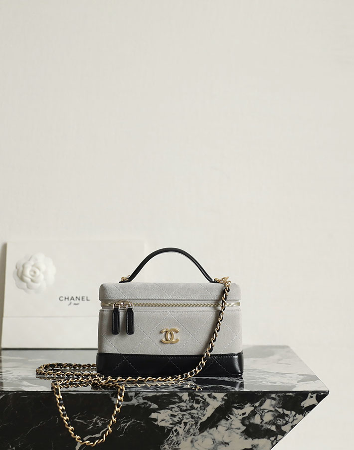 シャネル 新作バッグ 2026 CHANEL 2026年 新作 ヴァニティケース グレー ブラック AP5186-B20827-U1535 シャネル バニティバッグ - 画像 (9)