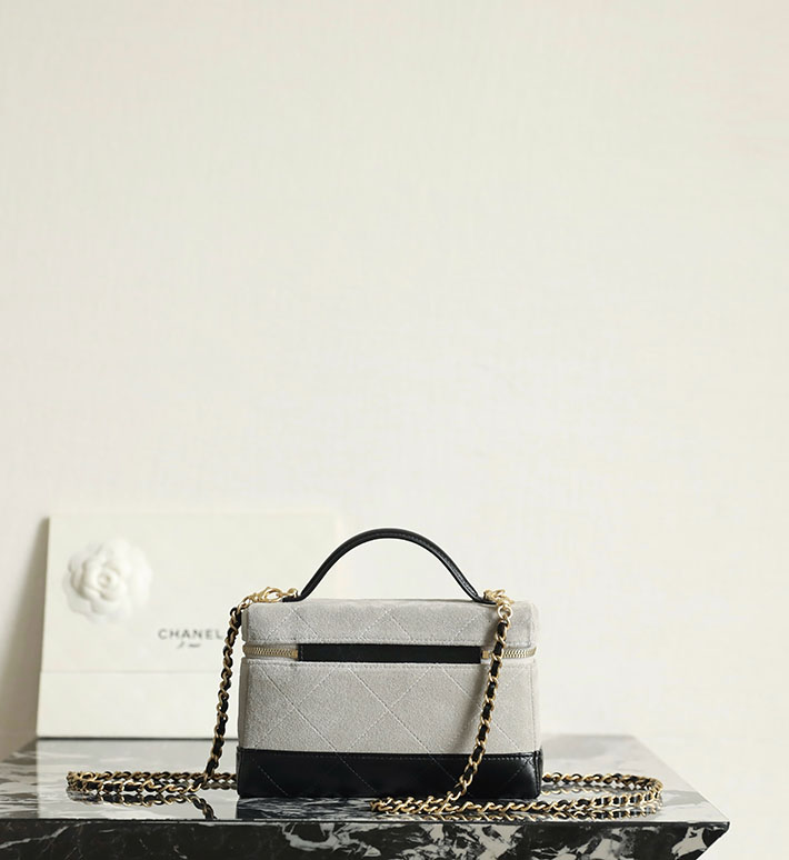 シャネル 新作バッグ 2026 CHANEL 2026年 新作 ヴァニティケース グレー ブラック AP5186-B20827-U1535 シャネル バニティバッグ - 画像 (7)