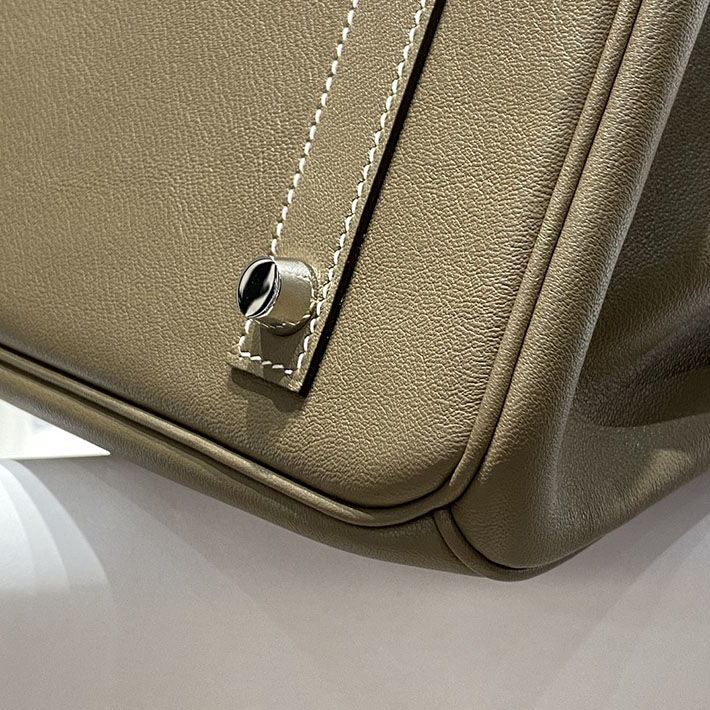 ショルダーバーキン29の定価 HERMES バーキンショルダーライト 29 エトゥープ スイフト シルバー金具 H085237CK18 エルメス バッグ人気ランキング - 画像 (3)