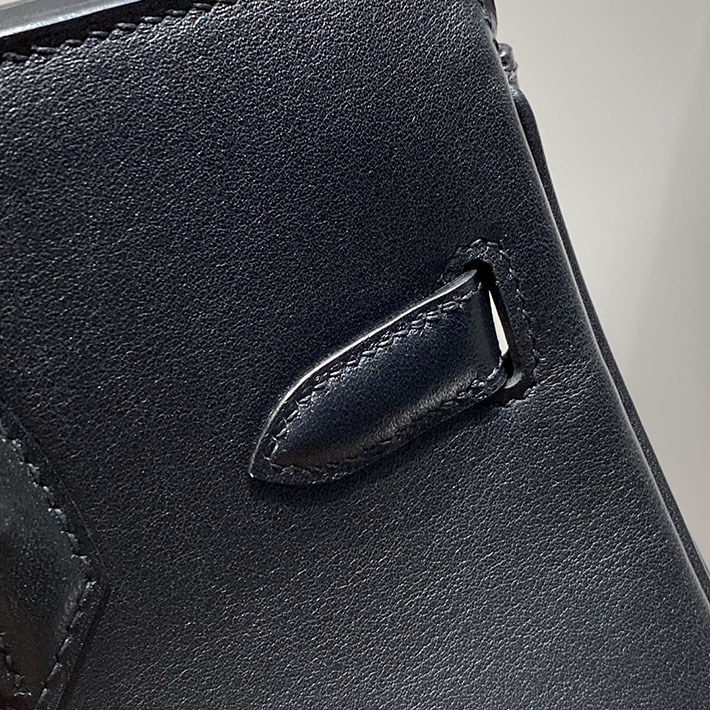 ショルダーバーキン29の定価 HERMES バーキンショルダーライト 29 ブラック スイフト シルバー金具 H085237CK89 shoulder birkin 29 - 画像 (7)
