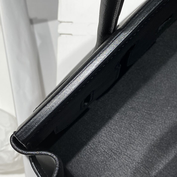 ショルダーバーキン29の定価 HERMES バーキンショルダーライト 29 ブラック スイフト シルバー金具 H085237CK89 shoulder birkin 29 - 画像 (4)