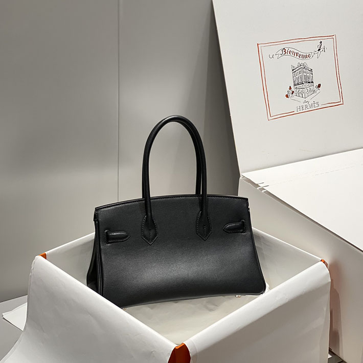 ショルダーバーキン29の定価 HERMES バーキンショルダーライト 29 ブラック スイフト シルバー金具 H085237CK89 shoulder birkin 29 - 画像 (8)