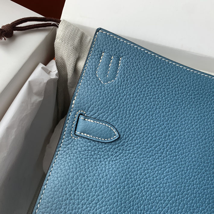 エルメス ジプシエールの通販 HERMES ジプシエール 28cm ブルージーン トリヨンクレマンス シルバー金具 H061784CK75 ジプシエール 28 定価 - 画像 (7)